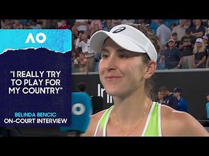 Belinda Bencic On-Court Interview | Australian Open 2026 First Round