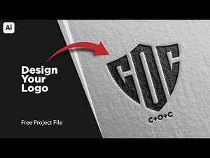 ✅ Design Your Own Monogram Logo in Illustrator (Beginner Tutorial + Free Project File!)