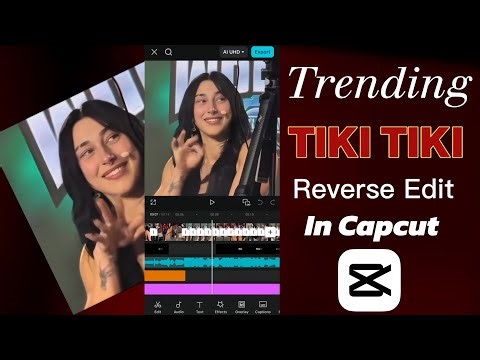 Youtube Trending shorts || Tiki Tiki song Reverse edit in Capcut😱