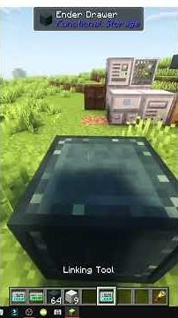 HOW TO USE Ender Drawer in MINECRAFT (Functional Storage)