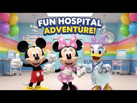 Mickey Mouse & Minnie Mouse at Happy Tails Hospital | Doctor Daisy Duck 3D Cartoon Adventure