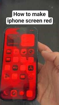 How to make iphone red?