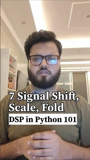 7 DSP in Python 101: Signal transformation in scaling, folding and shifting.