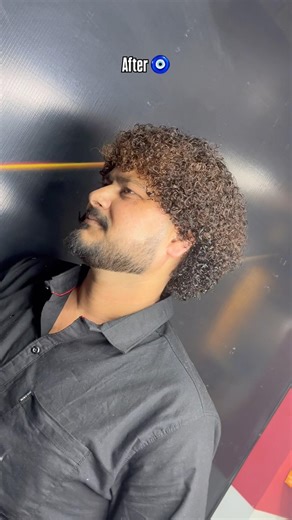 “Before After Shock 😍 | Plumping Hair Magic #ShortsFeed #currlyhair #permhair