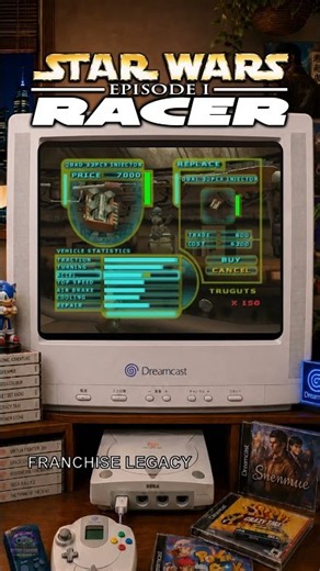 Star Wars Episode I: Racer (Dreamcast) #retrogaming #shorts
