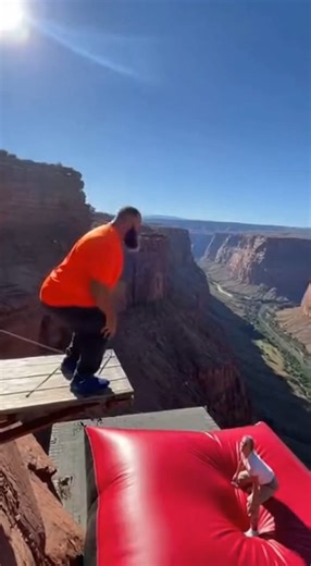 Mass vs. Elasticity: The Giant Mattress Launch Experiment! 🚀)#Shorts #Technology #viral