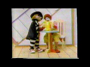 1987 McDonald's Cheeseburgers To Go "Ronalds and Hamburglar" TV Commercial