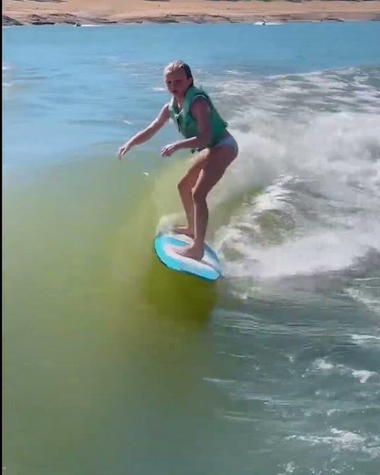 Just 6 Years Old… And She’s Already Riding The Waves
