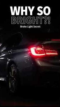 Why Your Brake Lights Aren’t All the Same Brightness (It’s on Purpose) 🚗💡 #automobile #viral