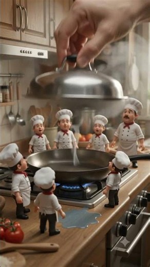 Figurine chefs celebrate fire ex… 202607180818
