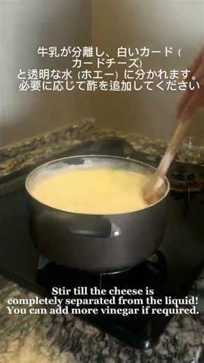 インド系のカッテージチーズの作り方 🧀