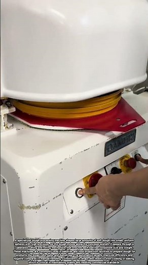 Industrial Machine Forming Small Round Dough Balls for Efficient Mass Production
