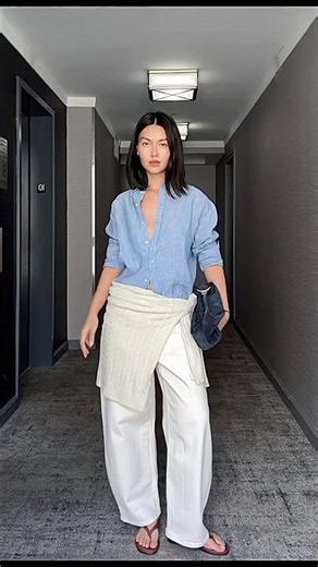 For a simple and chic look! Daily outfit styling and lookbook, how to dress well #MidlifeFashionS...