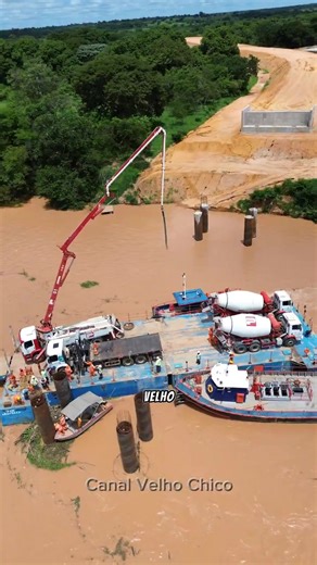 Atualização da Construção da Ponte em São Francisco MG
