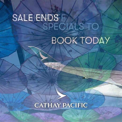 Save on flights to the Chinese Mainland with our latest Take-off Specials ✈️ Fly in award-winning comfort and enjoy world-class inflight entertainment. Sale ends 31 August 2024. Book now. | Cathay Pacific