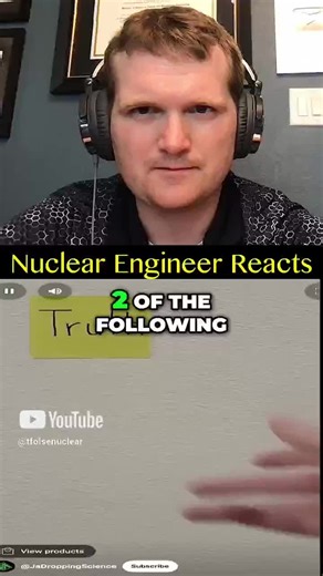 Flaming Floating Teabags? - Nuclear Engineer Reacts to 2 Truths & Trash by JaDroppingScience#nuclear #reaction
