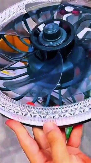 2 in 1 Fan with Light 💡 #fyp #fy #fan