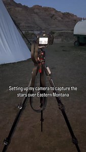 3.6K views · 2.4K reactions | Rolled into Makoshika’s campground late, and the only campsite left was the tipi site… which was the perfect send off to leave Montana for a month. Watching the stars through the smoke flaps will always be my favorite place to lay my head. #montana #makoshikastatepark #southeastmontana #montanamoment #timelapse #photography #photographer | Andy Austin - Photographer | Facebook