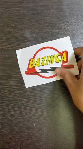 DIY Big Bang Theory Bazinga Vinyl Sticker | Cricut Maker 3 Craft