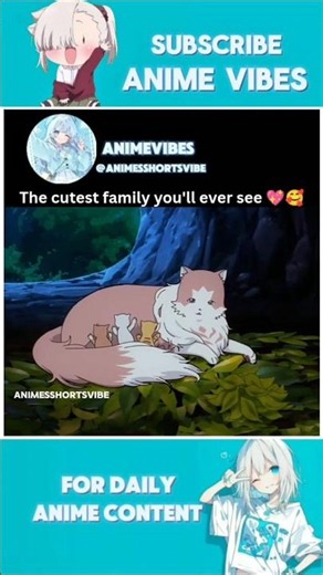 The cat adopted a baby dragon 🥰🐉 #anime #kawaii #cute