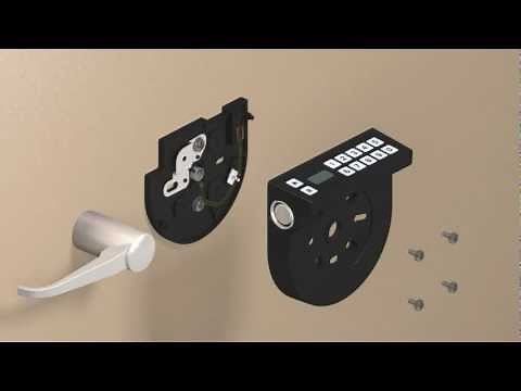 Cencon Gen 2 Lock Installation: Step 2 of 5 -- Install the Front Cover