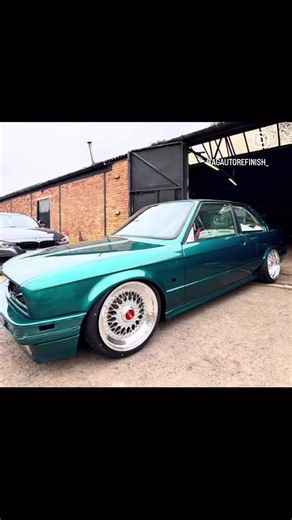 Full respray on this bmw LS1 E30 #autorefinish #automotive #refinish #restoration #classiccars #classic#spraygun #carpaint #cars #painter #sprayer #spraybooth #reels #reelsinstagram #beforeandafter #agautorefinish #bmw #bmwe30 #e30 #greencar #ls1 #ls1e30 #devilbiss #DV1 #mipa #cx4 #mipacx4
