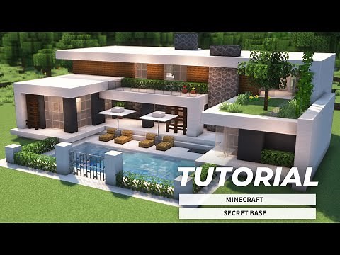 Minecraft: How To Build Luxury Modern House Tutorial | 豪華なモダンな家の作り方