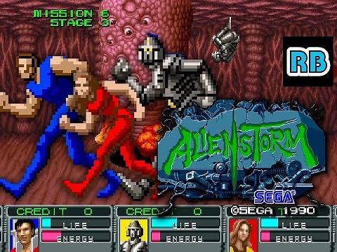 1990 [60fps] Alien Storm (World) 3Players ALL
