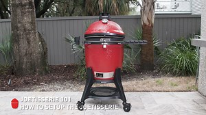 4.8K views · 68 reactions | Perhaps no accessory is more synonymous with a Kamado Joe grill than the JoeTisserie. Follow along with Chef Eric as he shows you how to setup the JoeTisserie for your own grilling success. | Kamado Joe | Facebook