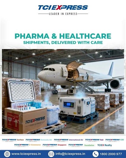 Express Logistics for Healthcare and Pharmaceutical Supply Chains | TCI Express