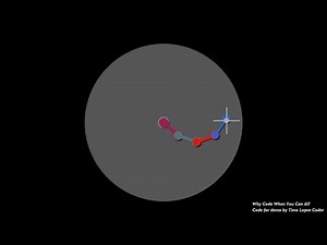 AI solves 4-link inverse kinematics | Python AI project