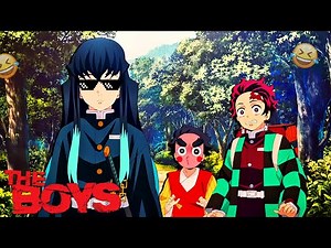 TANJIRO & INOSUKE Funny Moments in Hindi 😂 | Demon Slayer Badass Moments in Hindi | P16