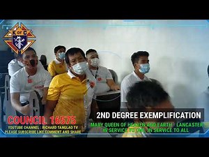 2ND DEGREE EXEMPLIFICATION KNIGHTS OF COLUMBUS FAITH IN ACTION