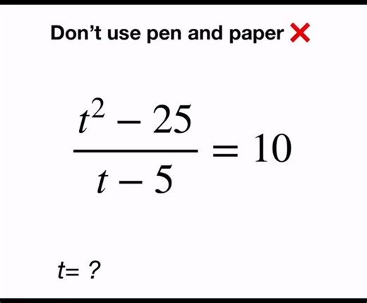 Curious Mathematics on Instagram: "Most people get this wrong 😶 Solve it mentally ⏱️ Answer in comments 👇 Follow @curiousmathematics if this was easy 🧠 #mentalmath #mathchallenge #brainteaser #quickmath #curiousmathematics"