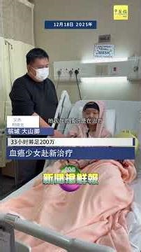 【33小时筹足200万 血癌少女赴新治疗】