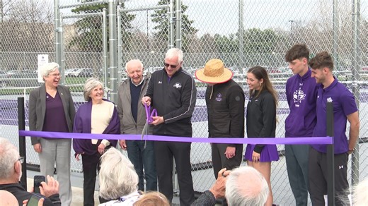 Goshen College opens Stan King tennis complex