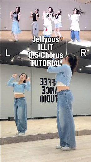#Jellyous - #ILLIT 0.5 Chorus Dance Tutorial #아일릿 #kpopdancetutorial