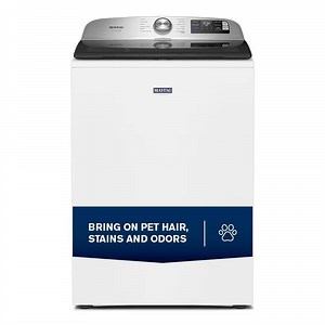 Reviews for Maytag 5.2 cu. ft. Pet Pro Top Load Washer in White with Agitator, Extra Power and Sanitize Cycle with Oxi | Pg 1 - The Home Depot