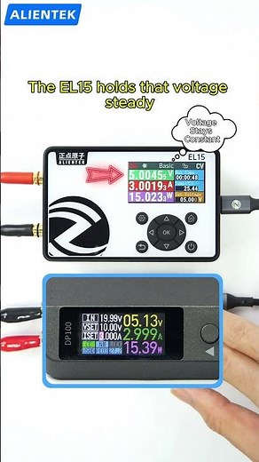 Alientek | CV Mode Demo — How the EL15 Holds Voltage Steady #alientek #el15