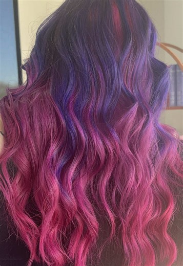 Violet and Magenta Melt: A Hair Transformation Guide
