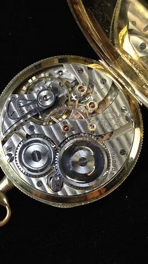 Illinois Pocket Watch Running