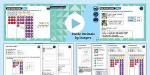 Year 6 Diving into Mastery: Step 8 Divide Decimals by Integers Teaching Pack