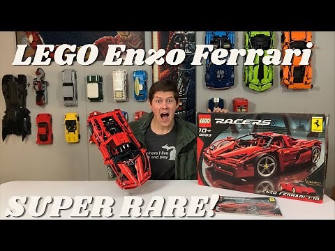 LEGO 8653 Technic Racers Enzo Ferrari, Unboxing, High-Speed Build & Review, RARE SET!!!