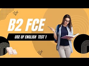 FCE (B2 First) Reading and Use of English Exam REAL EXAM TEST 1 - Real Exam#fce #fcetips #realtest
