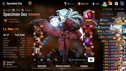 Epic Seven RTA (World Arena) Tier List [epic7x.com] - Gacha X