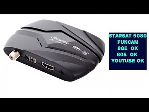 StarSat Sr 5080. Funcam Server check 88e , 80e and youtube full ok short review