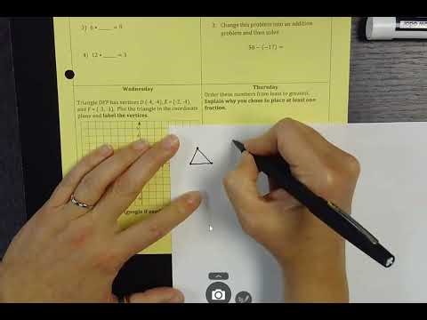 7th Grade - Homework #2 - 9/19/25