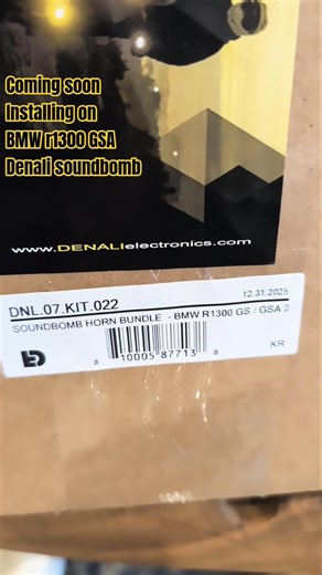 how to install the Denali soundbomb horn bundle on 2025 2026 BMW r1300 GSA Adventure motorcycle
