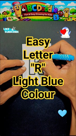 Easy Light Blue Colour Run #shorts