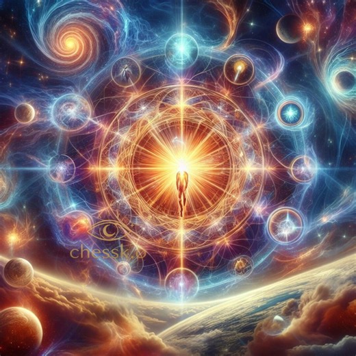 The Center – Cosmic Consciousness Art, Sacred Geometry Universe, Spiritual Awakening Wall Art, Printable Digital Download - Etsy